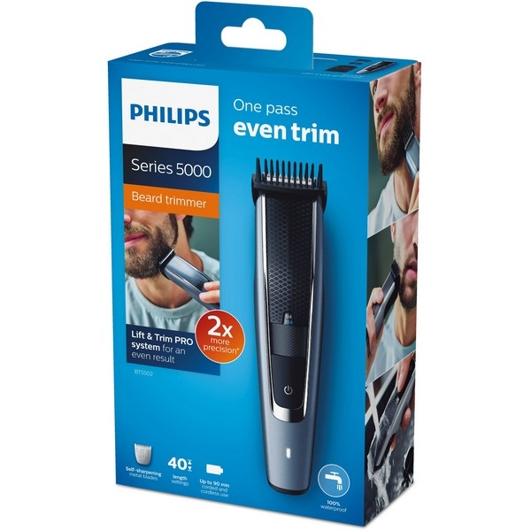 was ik ben gelukkig Diverse Baard en haar trimmer Philips Series 4 BT5502/16 | LuxeOutlet.nl